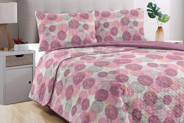 PSD样机素材绗缝被包装文创贴图智能模版宏华床上品云针彩卡印刷